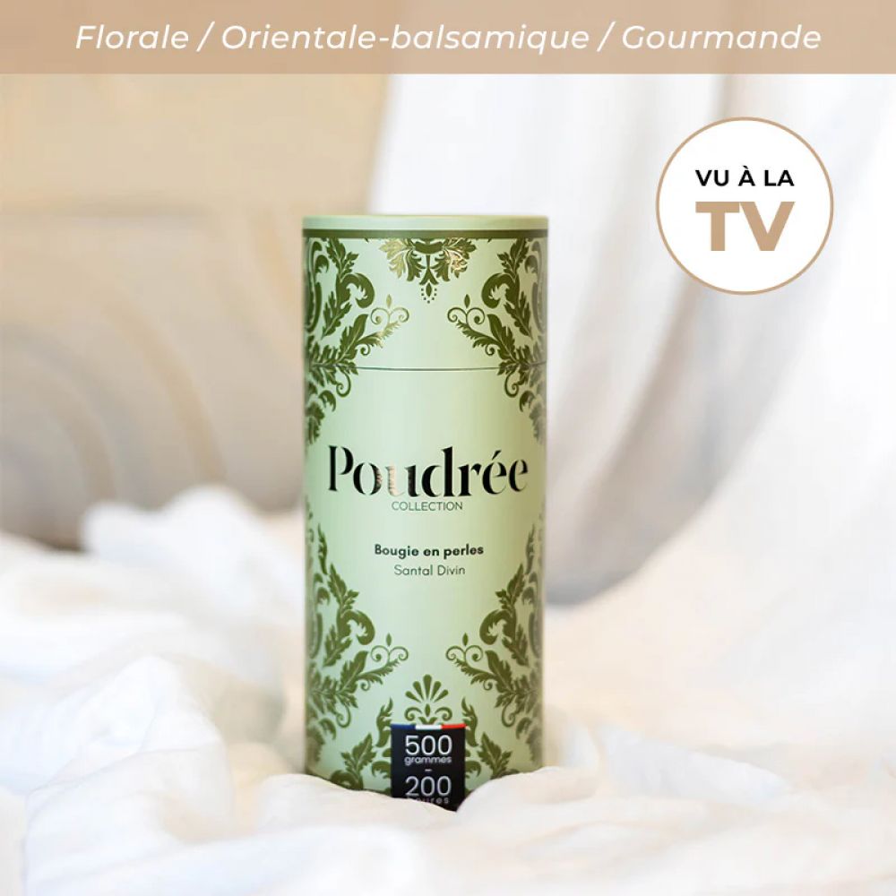 BOUGIE PERLES SANTAL DIVIN