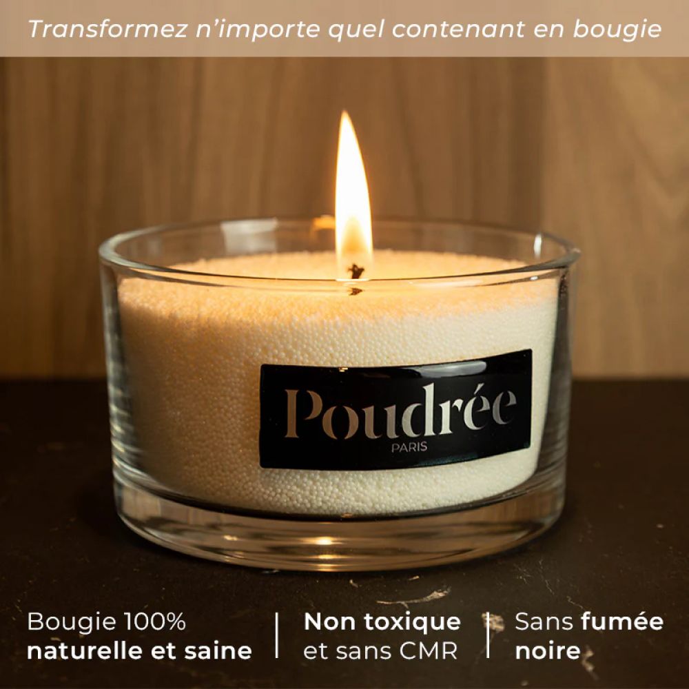 BOUGIE PERLES SANTAL DIVIN – Image 2