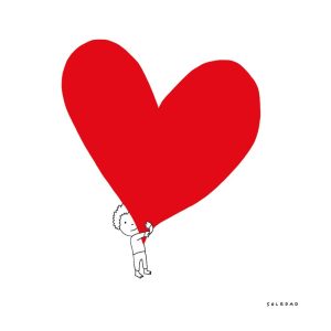 CARTE SOLEDAD GARCON COEUR