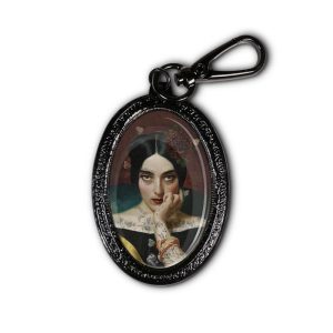 PORTE-CLEF NOIR CLEMENTINE