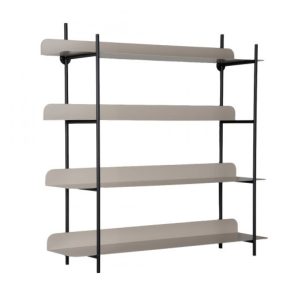 ETAGERE REINA BEIGE ET NOIR
