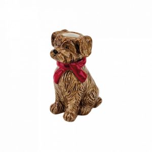 BOUGEOIR CHIOT MARRON