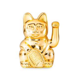 LUCKY CAT GOLD SHINY