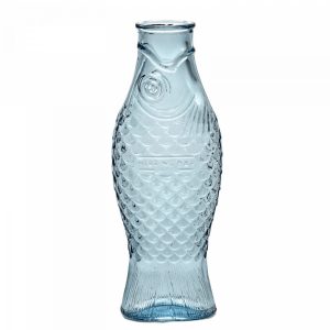 BOUTEILLE TRANSPARENT BLEU CIEL FISH&FISH