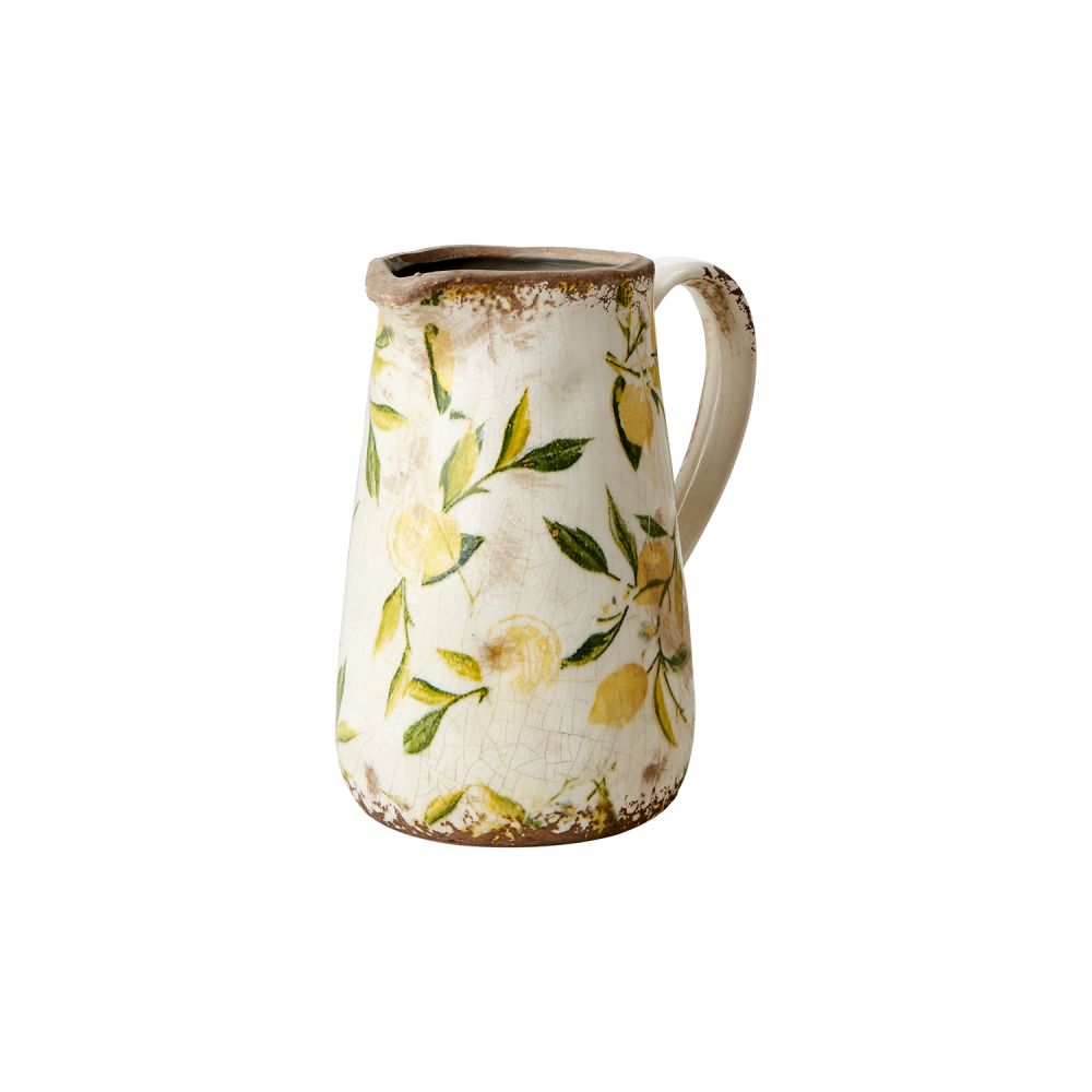 CARAFE LEMONA S BLANC VERT JAUNE D10XH18CM