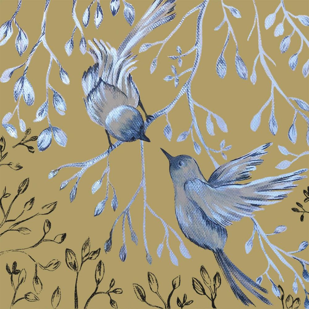 SERVIETTE JARDIN JAPONAIS 33X33