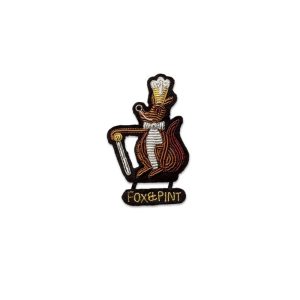 BROCHE RENARD ET BIERE