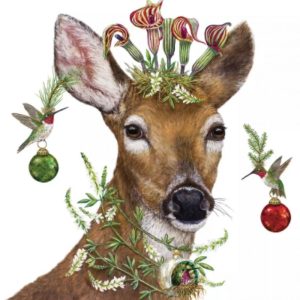 SERVIETTE CHRISTMAS PRINCESS 33X33