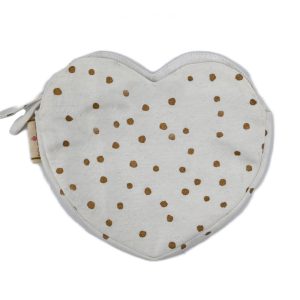 POCHETTE COEUR DOTS HOSTIE