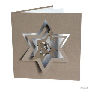 CARTE BAUHAUS STAR BROWN