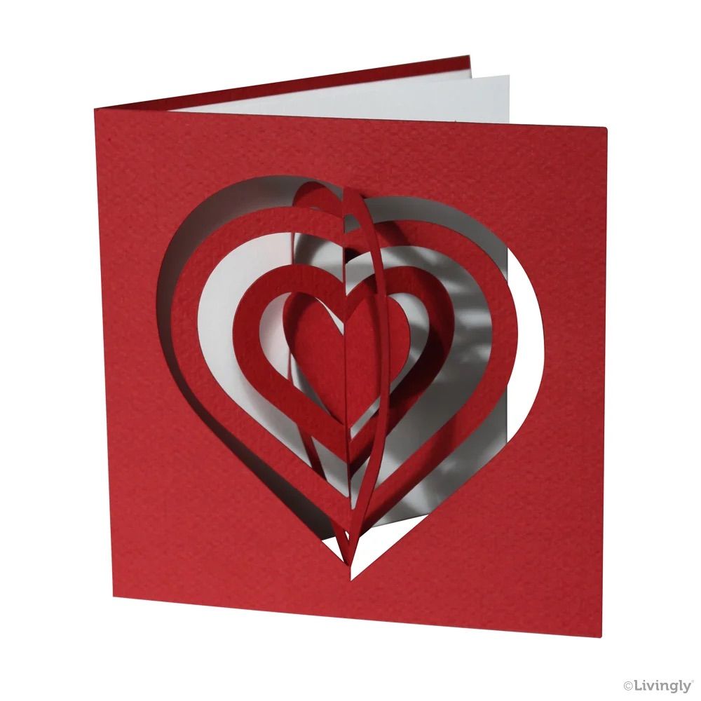 CARTE BAUHAUS HEART RED
