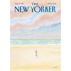 CARTE THE NEW YORKER 134 SEMPE MAN DOING A HANDSTAND