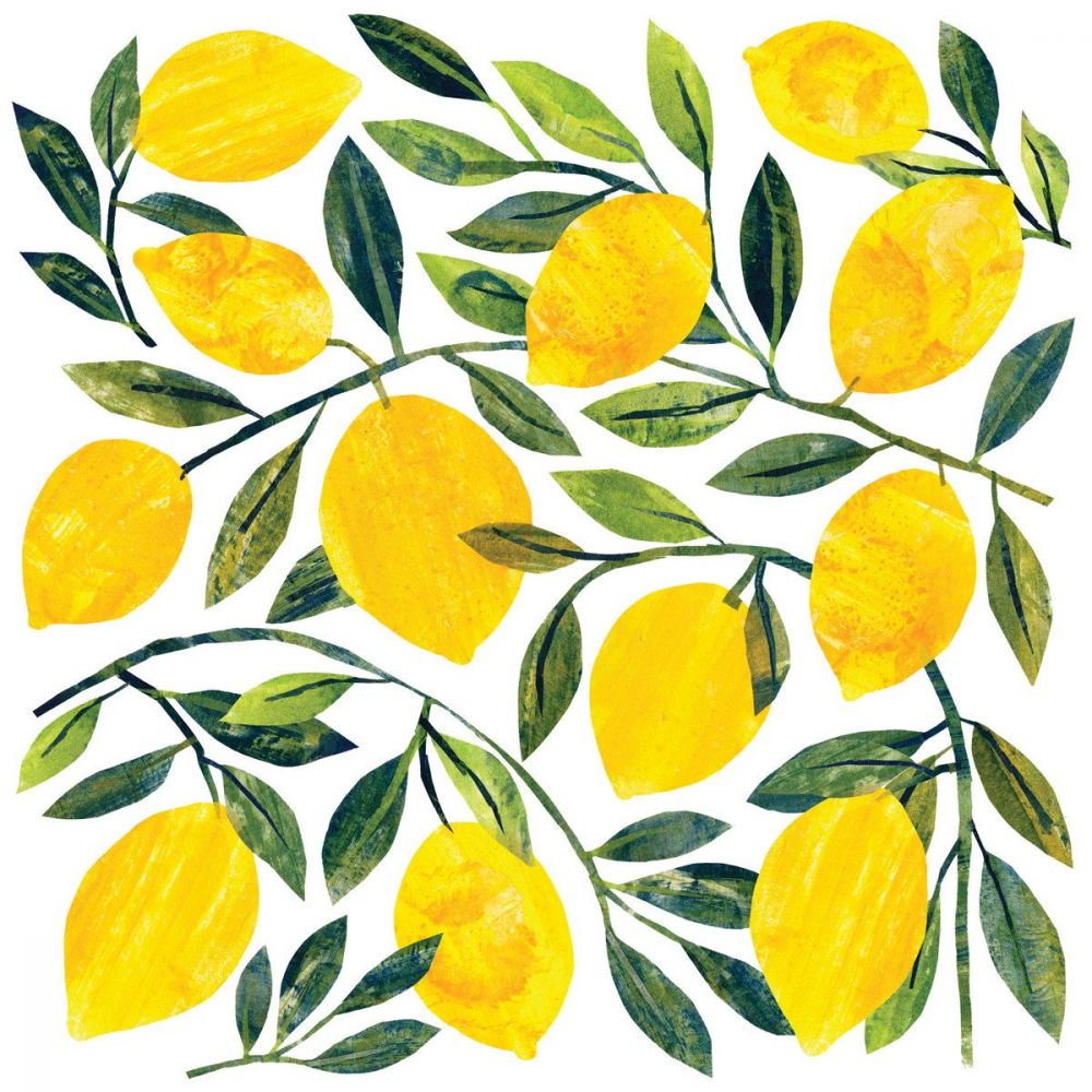 SERVIETTE TRACEY'S CITRONELLA 25X25