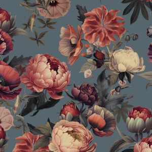 SERVIETTE AMSTERDAM FLORAL 33X33