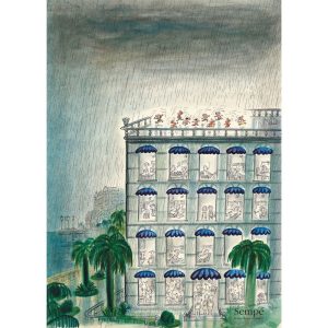 CARTE SEMPE IMMEUBLE PLUIE