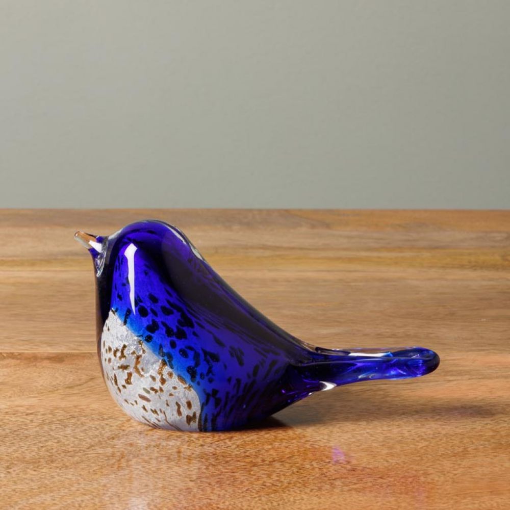 OISEAU EN VERRE AZUR – Image 3