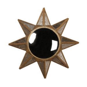 MIROIR SOLEIL ANTIQUE CONVEXE