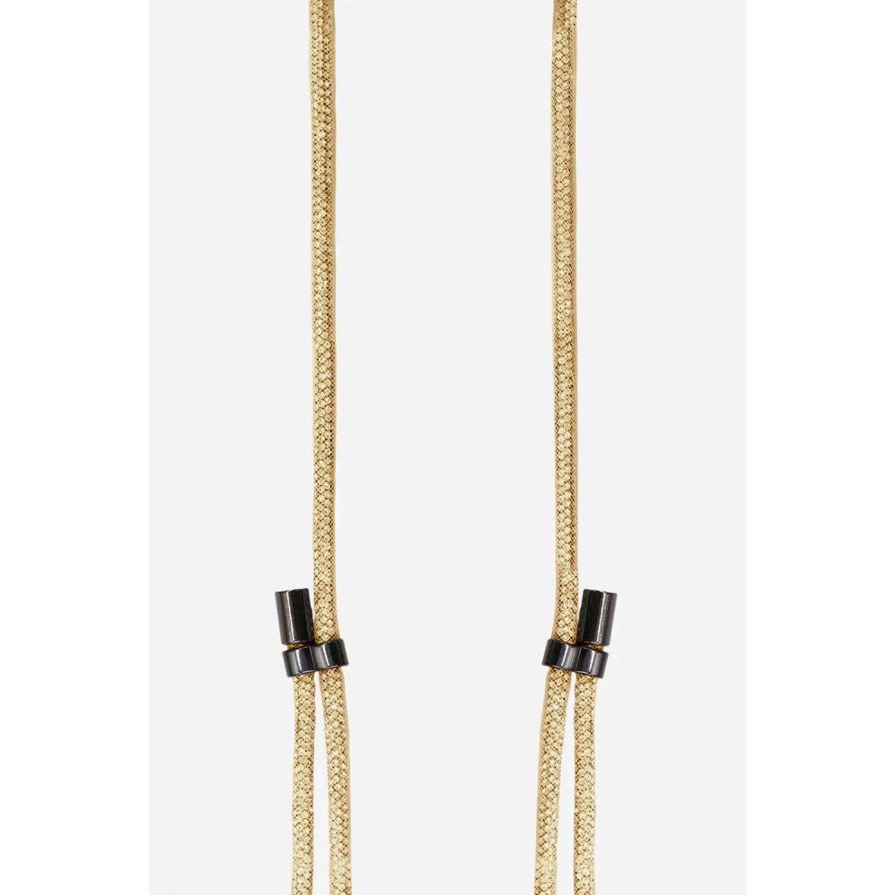 CHAINE DE TELEPHONE MARIAH STRASS DORE 120CM – Image 2