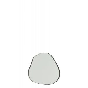 MIROIR MURAL BORDURE NOIRES FER MM