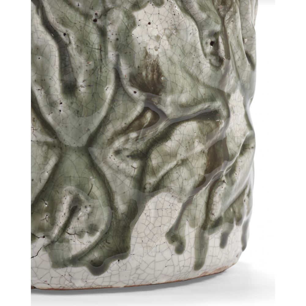 POT DE FLEUR LEAVES S VERT – Image 2