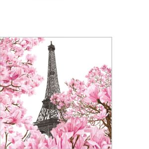SERVIETTE APRIL IN PARIS 25X25