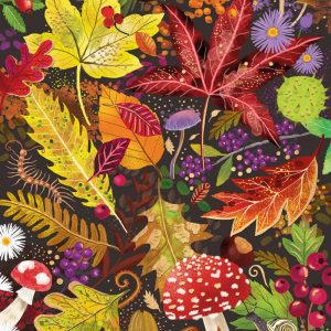 SERVIETTE FALL'S BEAUTY 33X33