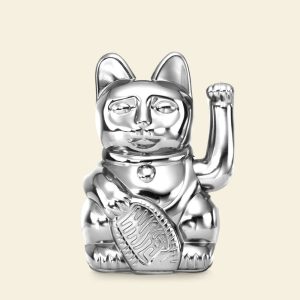 LUCKY CAT SHINY SILVER