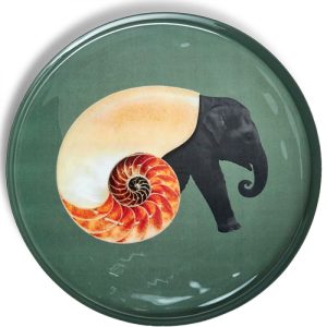 PLATEAU ROND SHELLEPHANT
