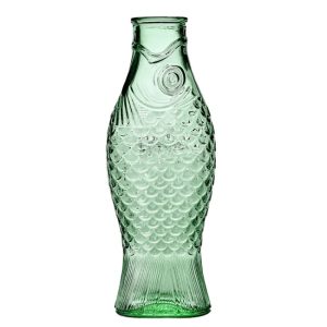 BOUTEILLE TRANSPARENT VERT FISH&FISH
