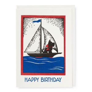 CARTE SCOTTIE DOG HAPPY BIRTHDAY