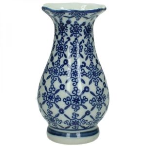 VASE BLEU PORCELAINE MINI