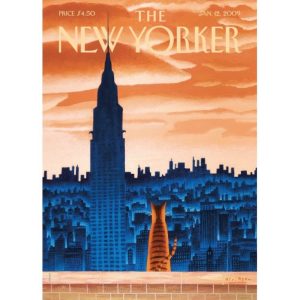 CARTE THE NEW YORKER 105 ULRIKSEN WINDOWSILL CATS