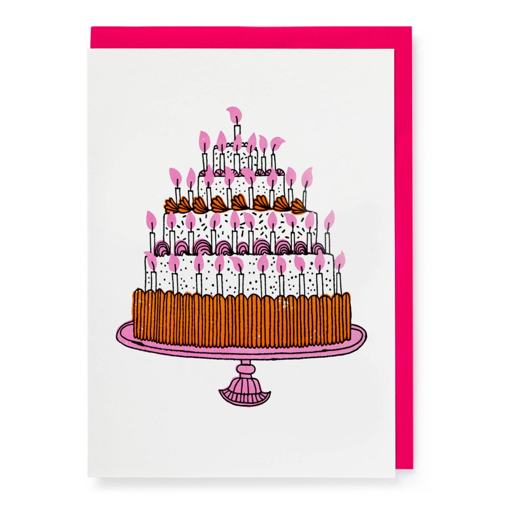 CARTE THE BIRTHDAY CAKE