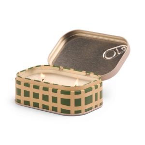 BOUGIE BISTRO BOITE METAL ROMARIN THYM