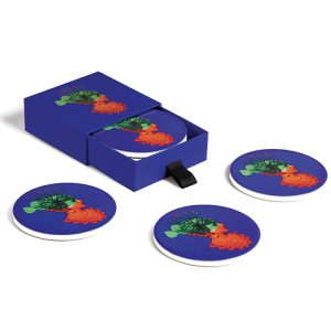 SOUS VERRE CERAMIQUE RASCAQUEEN SET DE 4