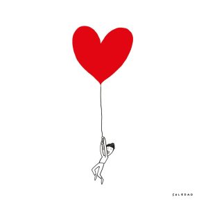 CARTE SOLEDAD 2021 BALLON COEUR