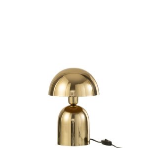 LAMPE CHAMPI DORE METAL