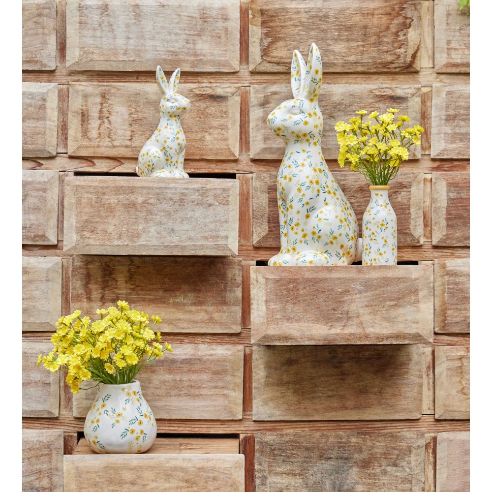 VASE FLEURS JAUNE DOLOMITE M – Image 2