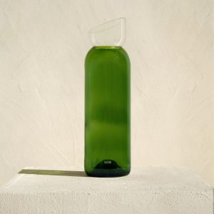 CARAFE MEDIUM BIS VERT/BLANC