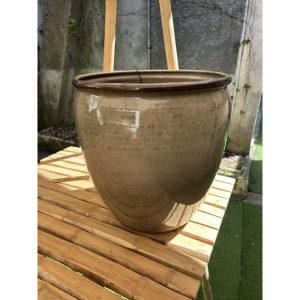 POT ELIOT METAL BEIGE L