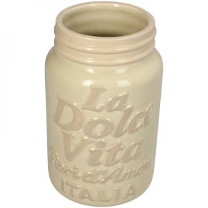 VASE LA DOLCE VITA BEIGE