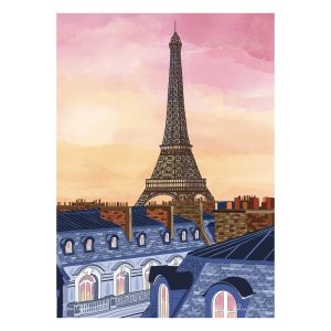 CARTE CLARA PANETIER 24 TOUR EIFFEL