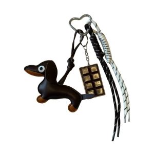 BIJOU DE SAC CHIEN NOIR
