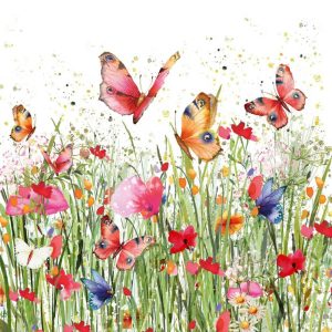 SERVIETTE FLOWERFIELD 33X33