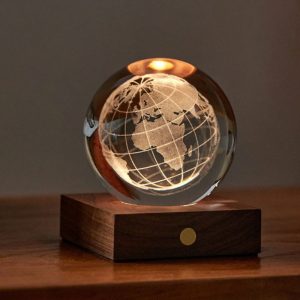 CRYSTAL LIGHT WORLD GLOBE