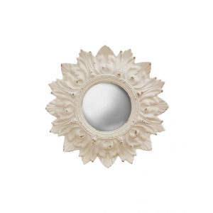 MIROIR CONVEXE FLEUR BLANCHE AMARYLLIS