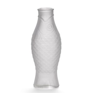 BOUTEILLE TRANSPARENT FROSTED FISH&FISH