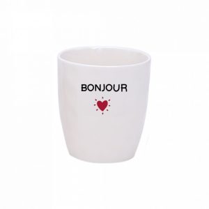 GOBELET BONJOUR ROUGE