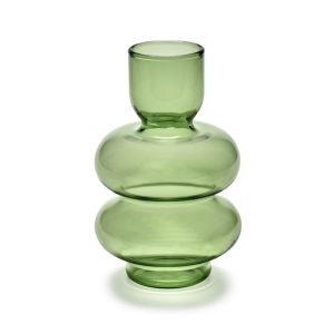 VASE VERT BUBBLE