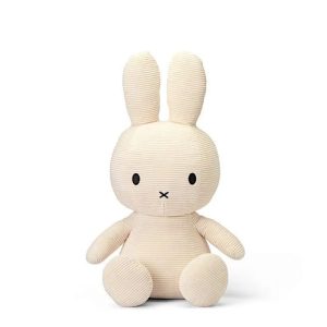 MIFFY ECO VELOURS COTELE BLANC GM 50CM